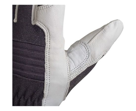 Перчатки 2Hands 3D-спандекс с мягкой овечьей кожей, трикотаж, манжет на велкро 0770 - 9,5 – изображение 4