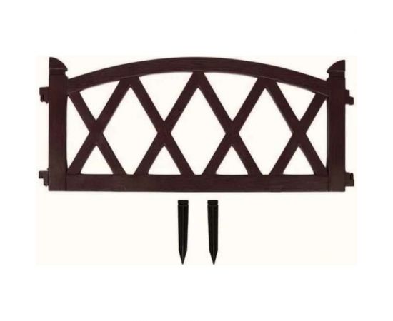 Садовое ограждение МАСТЕРСАД Арка коричневое АРК-корич – изображение 4