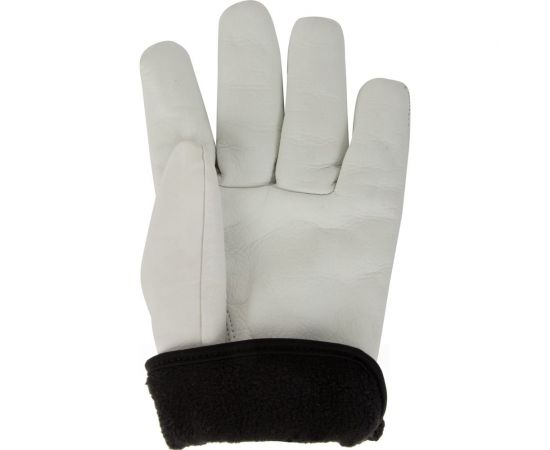 Рабочие кожаные перчатки на флисе Jeta Safety Winter Smithcraft JLE821-9/L – изображение 3