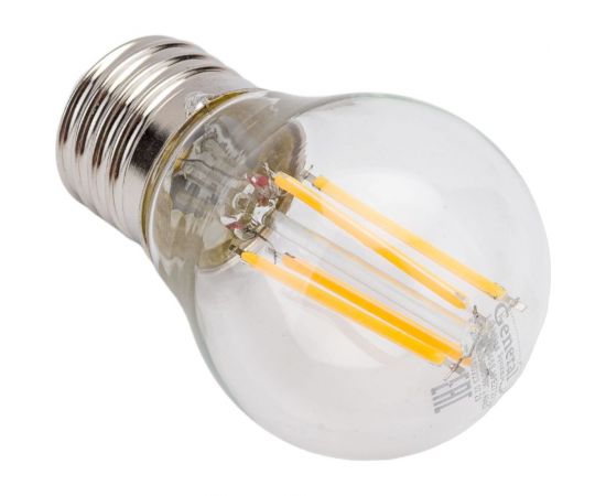 Светодиодная лампа General Lighting Systems FIL Шарик G45S-10W-E27-2700K 649909 – изображение 2
