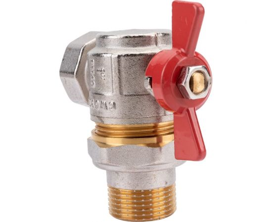 Шаровой угловой кран AV Engineering 1 нар-вн бабочка AVE094001E – изображение 3