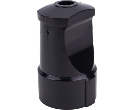 Кабельная разборная прямая розетка АБК-СИЛА без заземляющего контакта 10А 220В черная 2902002 – изображение 3