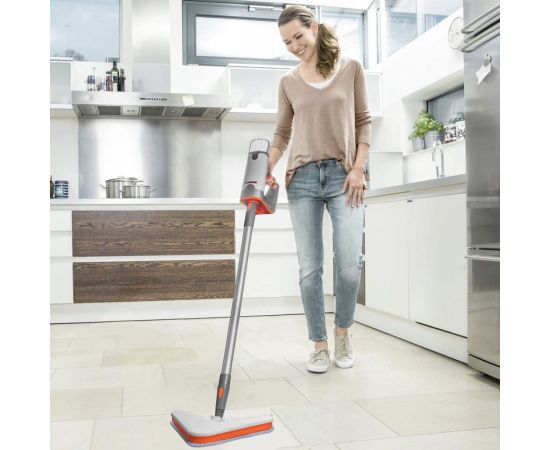 Паровая швабра ENDEVER Odyssey Q-621, белый/оранжевый цвет, 1500 Вт 90302 – изображение 7