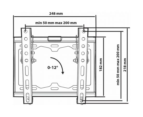 Кронштейн для LED/LCD телевизоров TUAREX OLIMP-116 black 40306 – изображение 2