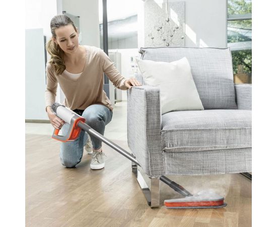 Паровая швабра ENDEVER Odyssey Q-621, белый/оранжевый цвет, 1500 Вт 90302 – изображение 2