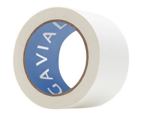 Малярная клейкая лента GAVIAL бумажная, КРЕПП, 30 мм, 50 м, краска и защита стен 00000308 