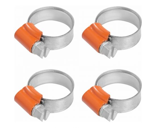 Червячные усиленные хомуты Airline 12-22/9.7 мм W1, оцинк., комплект 4 шт AHC-SK-06 