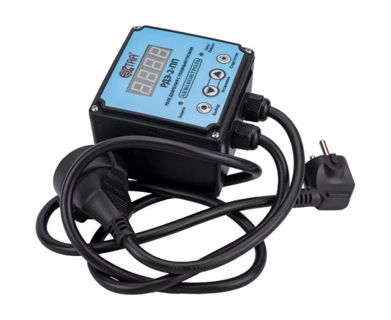 Реле давления воды электронное с плавным пуском и двухполюсным отключением для насоса EXTRA АКВАКОНТРОЛЬ РДЭ-2-10-2,5-ПП 