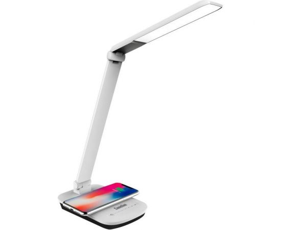 Настольный светильник с беспроводной зарядкой Camelion KD-825, C01, белый, LED 14161 