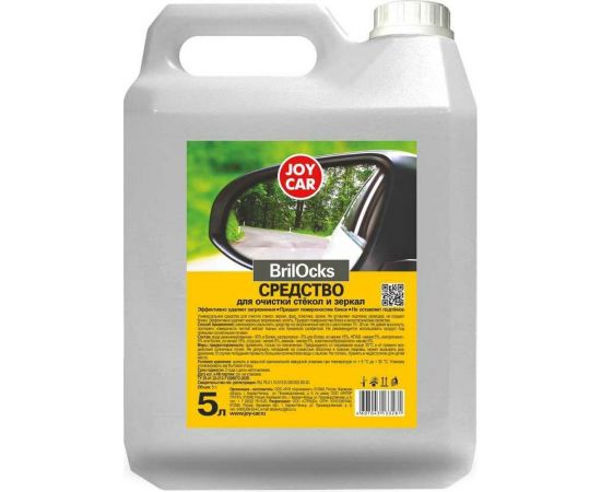 Средство для очистки стекол и зеркал JOY CAR BrilOcks 5 л 4607043133281 