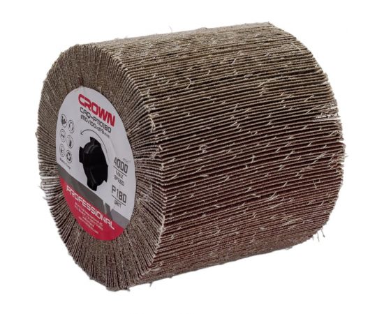 Щетка абразивная 110 мм, Р180 Crown CAQ-P110180 