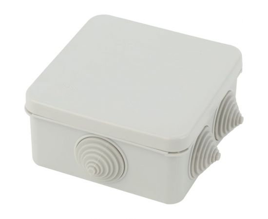 Распаечная коробка ЭРА KORz-100-100-50-6gv открытой установки КОР 100x100x50мм Б0055757 