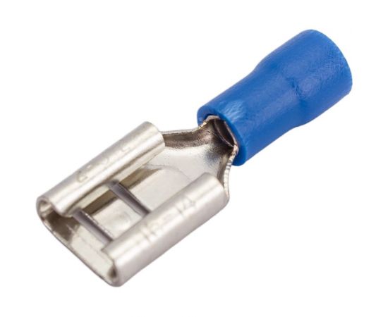 Плоская изолированная клемма REXANT, гнездо 9 мм, 1.5-2.5 кв.мм, 100 шт 08-0434 – изображение 3