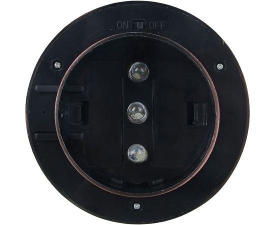 Фонарь на солнечной батарее INBLOOM медный, d12x6см, 3LED*белый, 1x1.2V NI-MH АА 600 mAh, металл 475-310 – изображение 5