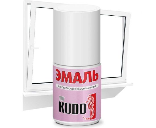 Эмаль для ПВХ профиля с кисточкой KUDO KU-7K6101 – изображение 7