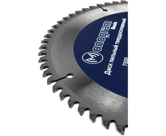 Диск пильный твердосплавный Basis (200х32/30/25.4 мм; 64 зуба) MONOGRAM 087-126 – изображение 2