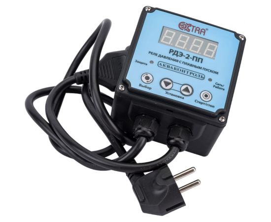 Реле давления воды электронное с плавным пуском и двухполюсным отключением для насоса EXTRA АКВАКОНТРОЛЬ РДЭ-2-10-2,5-ПП – изображение 8