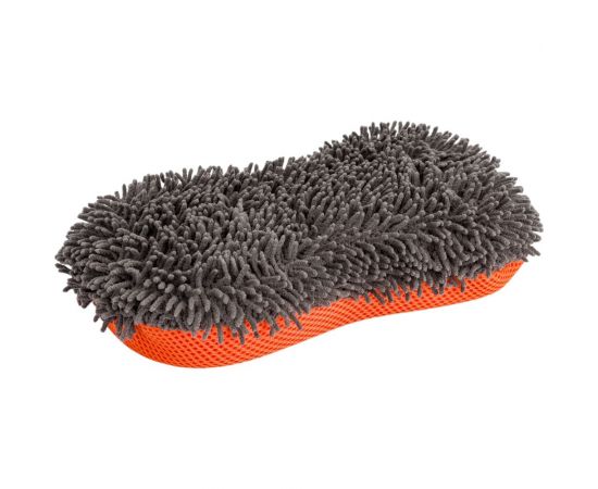 Губка-шиншилла Airline микроворс с коралловой тканью, 22х10х5 см ABEN002 – изображение 3