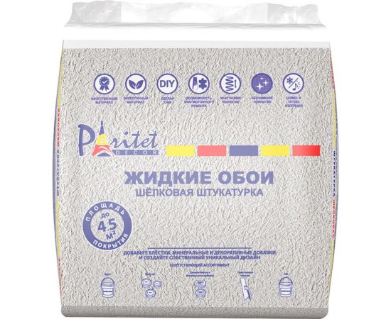 Декоративная штукатурка Paritet Текстурное покрытие №19 (светло-серый; 1 кг) PDLW-B19 – изображение 3