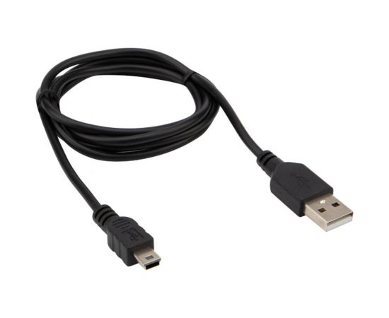 Кабель REXANT USB mini USB длинный штекер 1М черный 18-4402 – изображение 3