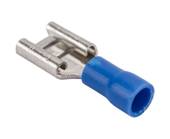 Плоская изолированная клемма REXANT, гнездо 9 мм, 1.5-2.5 кв.мм, 100 шт 08-0434 – изображение 7