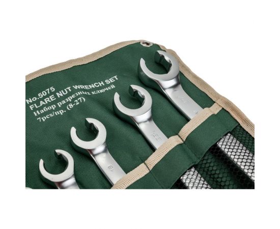 Набор разрезных ключей ROCKFORCE 7пр на полотне RF-5075 – изображение 5