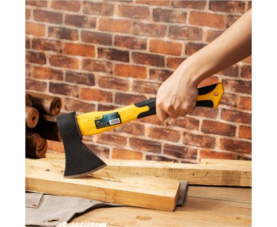 Топор DELI dl5708 600 г, фибергласовая рукоять 114784 – изображение 9