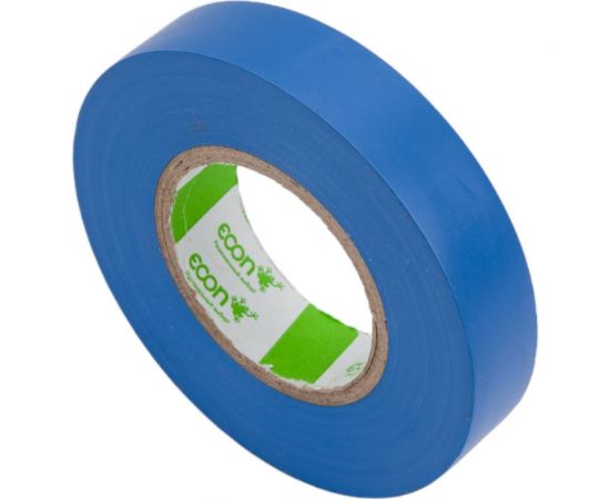 Изолента Econ 15 мм х 20 м, 0,15 мм, синий 15201502 – изображение 2