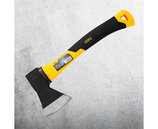 Топор DELI dl5708 600 г, фибергласовая рукоять 114784 – изображение 8