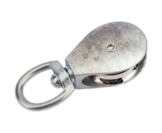 Блок для троса Невский Крепеж одинарный, цинк, металлический шкив, 40 мм, 1 шт. 826077 – изображение 6