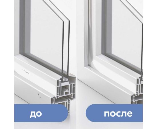 Эмаль для ПВХ профиля с кисточкой KUDO KU-7K6101 – изображение 3