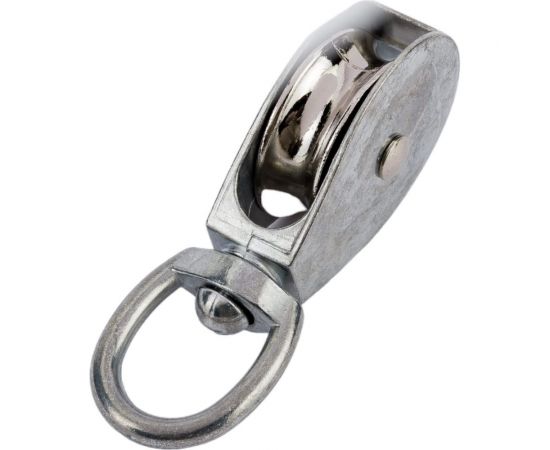 Блок для троса Невский Крепеж одинарный, цинк, металлический шкив, 40 мм, 1 шт. 826077 – изображение 5