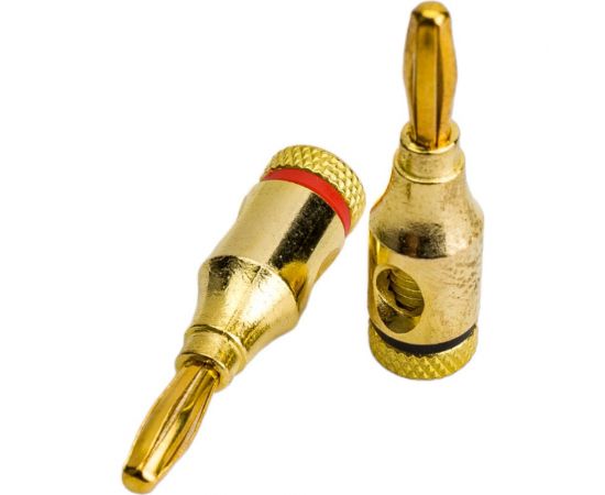 Разъем BANANA штекер Pro Legend металл на кабель диаметром до 10.0мм, Gold, PL2236 – изображение 4