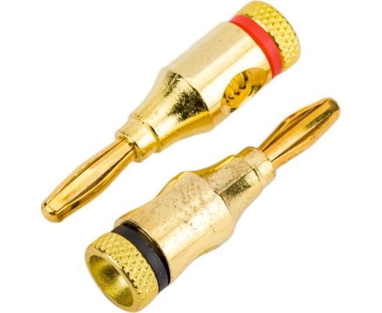 Разъем BANANA штекер Pro Legend металл на кабель диаметром до 10.0мм, Gold, PL2236 – изображение 3