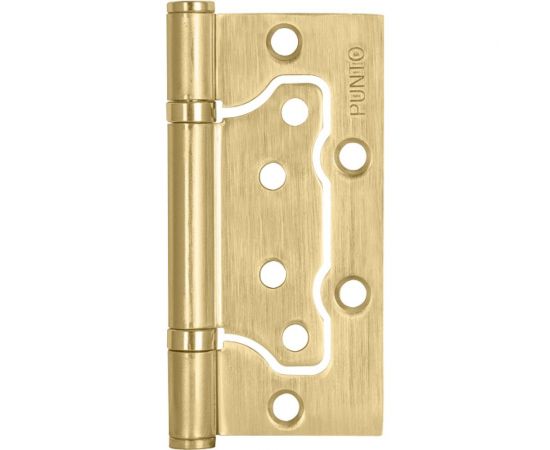 Универсальная петля без врезки PUNTO 200-2B 100x2,5 SB мат. золото 35493 