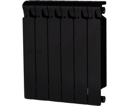 Биметаллический радиатор RIFAR 13 Monolit 500-6, Ду 3/4, антрацит RM50063/49005 