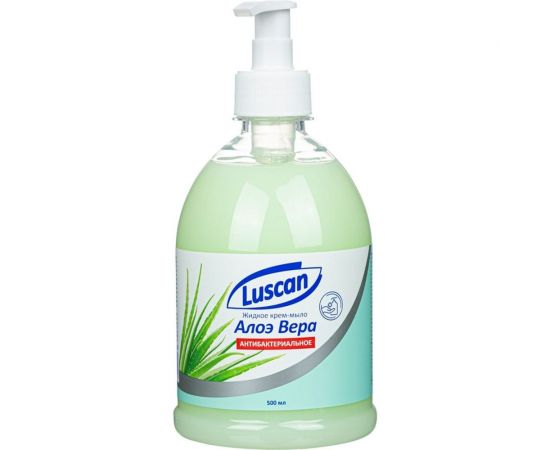 Антибактериальное крем-мыло Luscan Алоэ вера 500 мл 1014322 