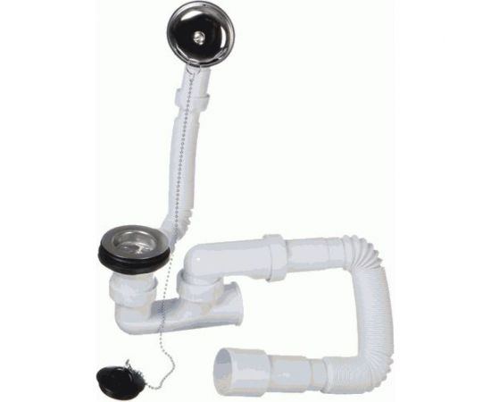 Обвязка для ванны Terma 1.1/2 х 40 с поворотным коленом с гофрой универс 40/50 32324 