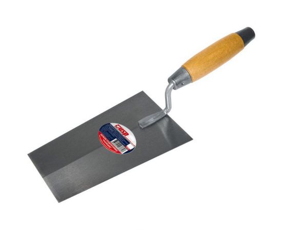 Кельма отделочника USP Трапеция, 180 мм, деревянная ручка, металлический колпачок 05028 