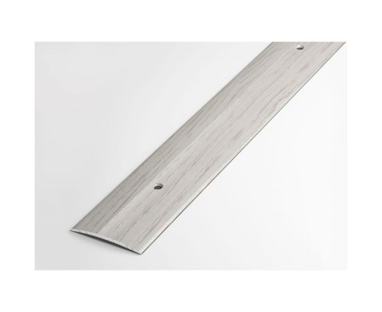 Порог прямой алюминиевый декоративный (37 мм, 2,7 м, Дуб арктик) ЛУКА УТ000002518 