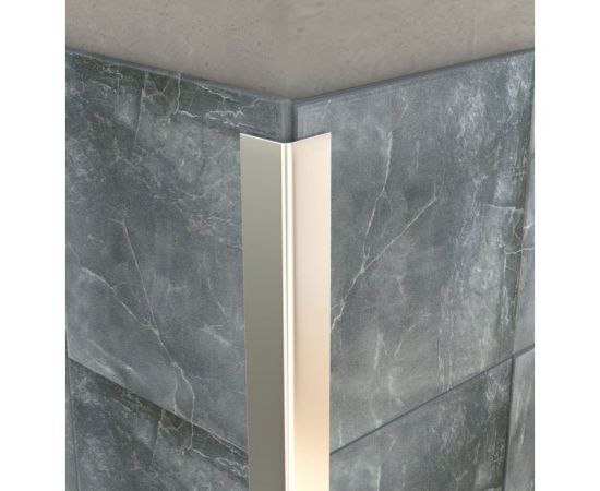 Угловой профиль ЛУКА из нержавеющей стали 10х10 мм, 2.7 м, сатинированный УТ000043047 