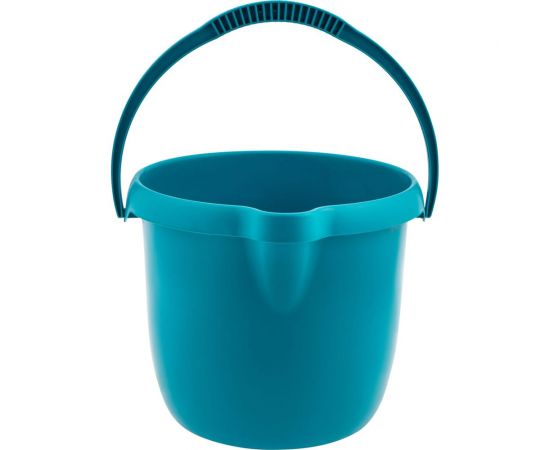 Пластмассовое круглое ведро PALISAD Home 12 л, бирюзовое 929575 – изображение 3