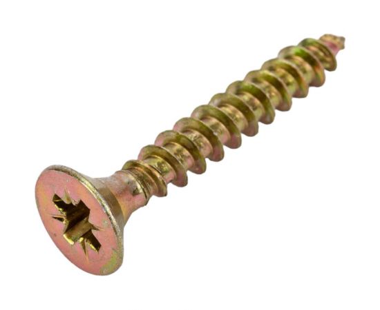 Универсальный шуруп STARFIX 6,0x40 мм, желтый цинк, 250 шт. SMC2-45420-250 – изображение 2