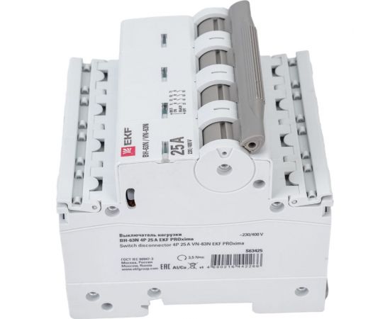 Выключатель нагрузки EKF 4P 25А ВН-63N PROxima S63425 – изображение 4