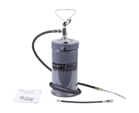 Нагнетатель солидола с ручным приводом KraftWell 5 л KRW1797B – изображение 5