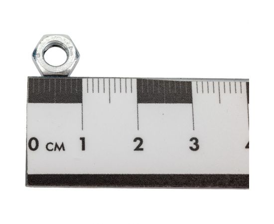 Гайка ЦКИ DIN934 М5 усилена закалкой 8 Ц 500 шт 60518 – изображение 2