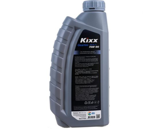 Трансмиссионное масло KIXX GEARTEC 75W90, полусинтетическое, 1 л L2962AL1E1 – изображение 4
