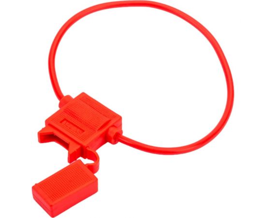 Держатель предохранителя REXANT типа стандарт, с крышкой красный, 50 шт. 16-0421-4 – изображение 2