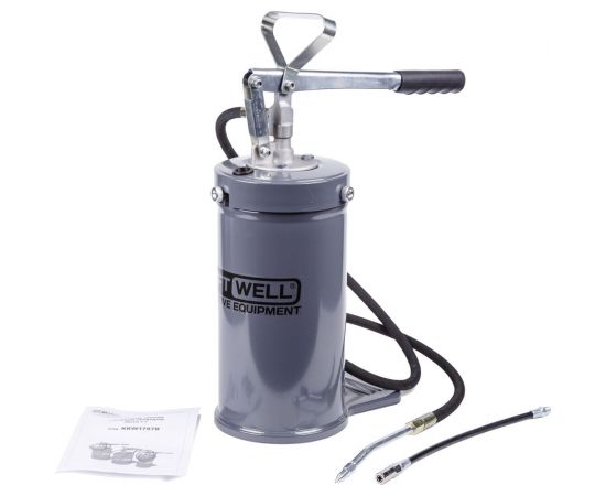 Нагнетатель солидола с ручным приводом KraftWell 5 л KRW1797B – изображение 3