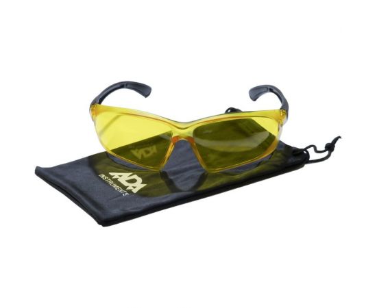 Желтые защитные очки ADA VISOR CONTRAST А00504 – изображение 3